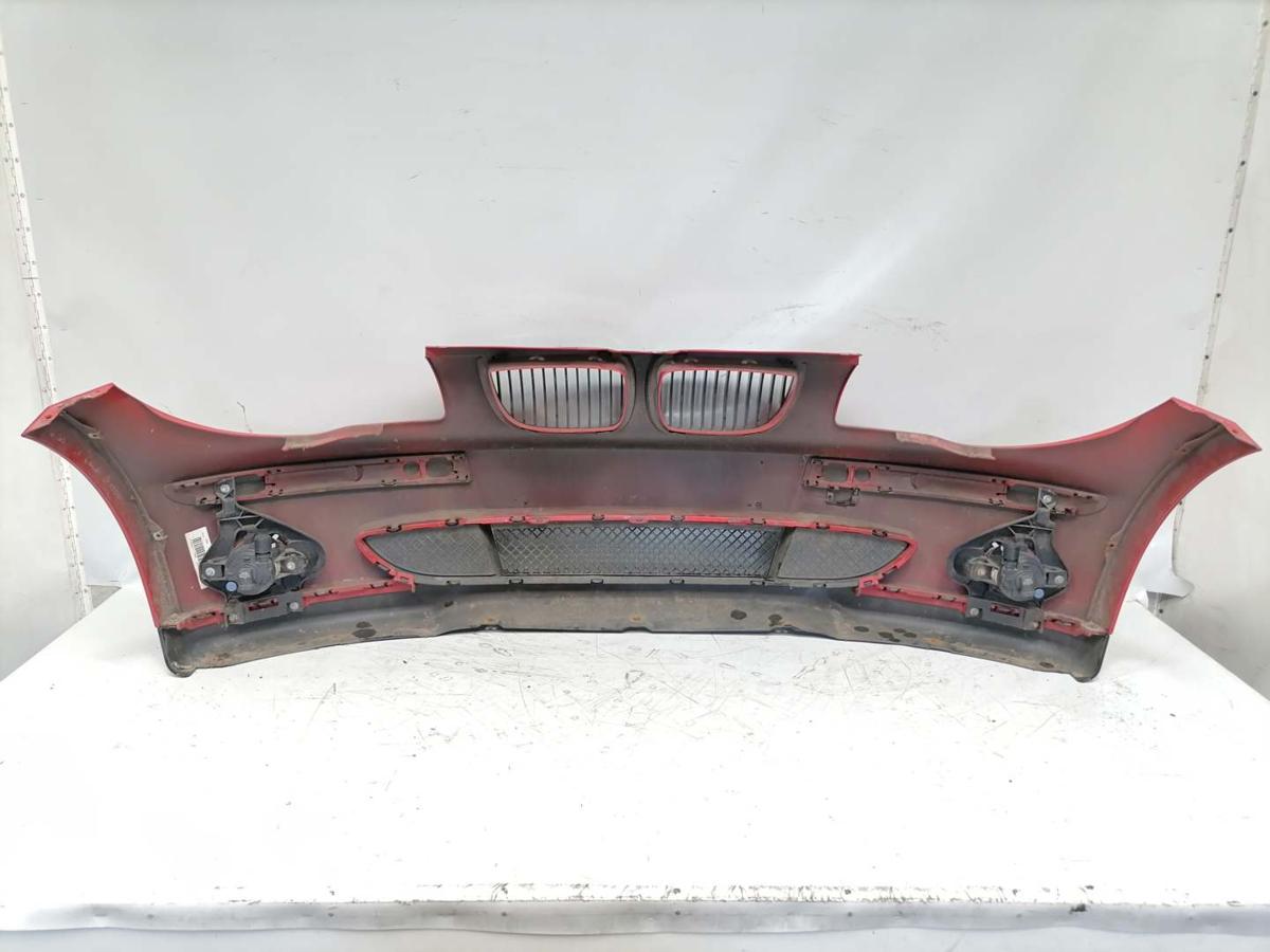 BMW 1er E87 original Stoßstange Stossfänger vorn Japanrot Bj.2006